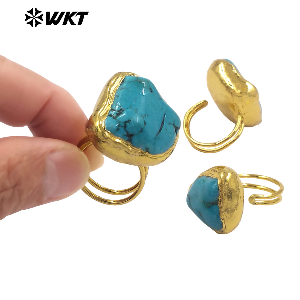 Turquoise Stone Ring - WT-R579 Винтажное модное женское кольцо с