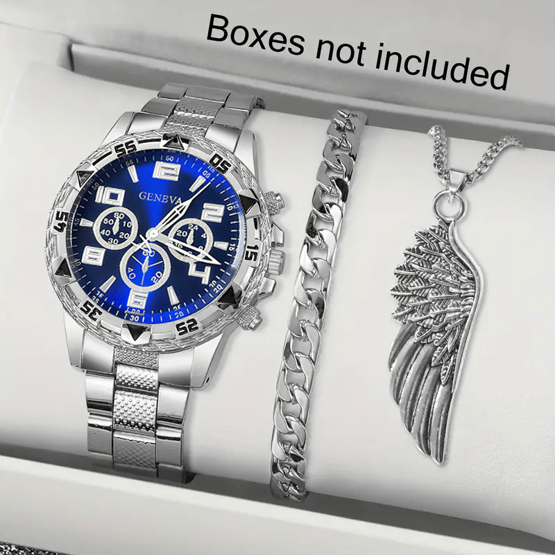 Moments Watches & Jewelry Vaughan Mills - Классический минималистичный набор украшений для мужских