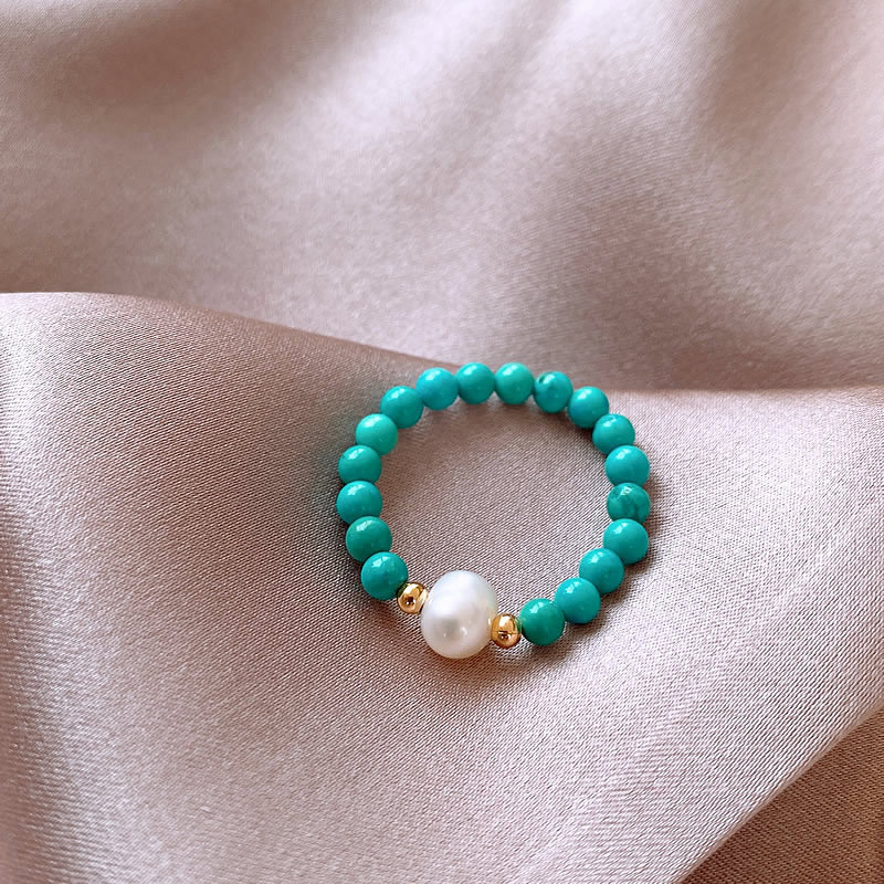 Turquoise Stone Ring - Новое поступление, модное женское кольцо с