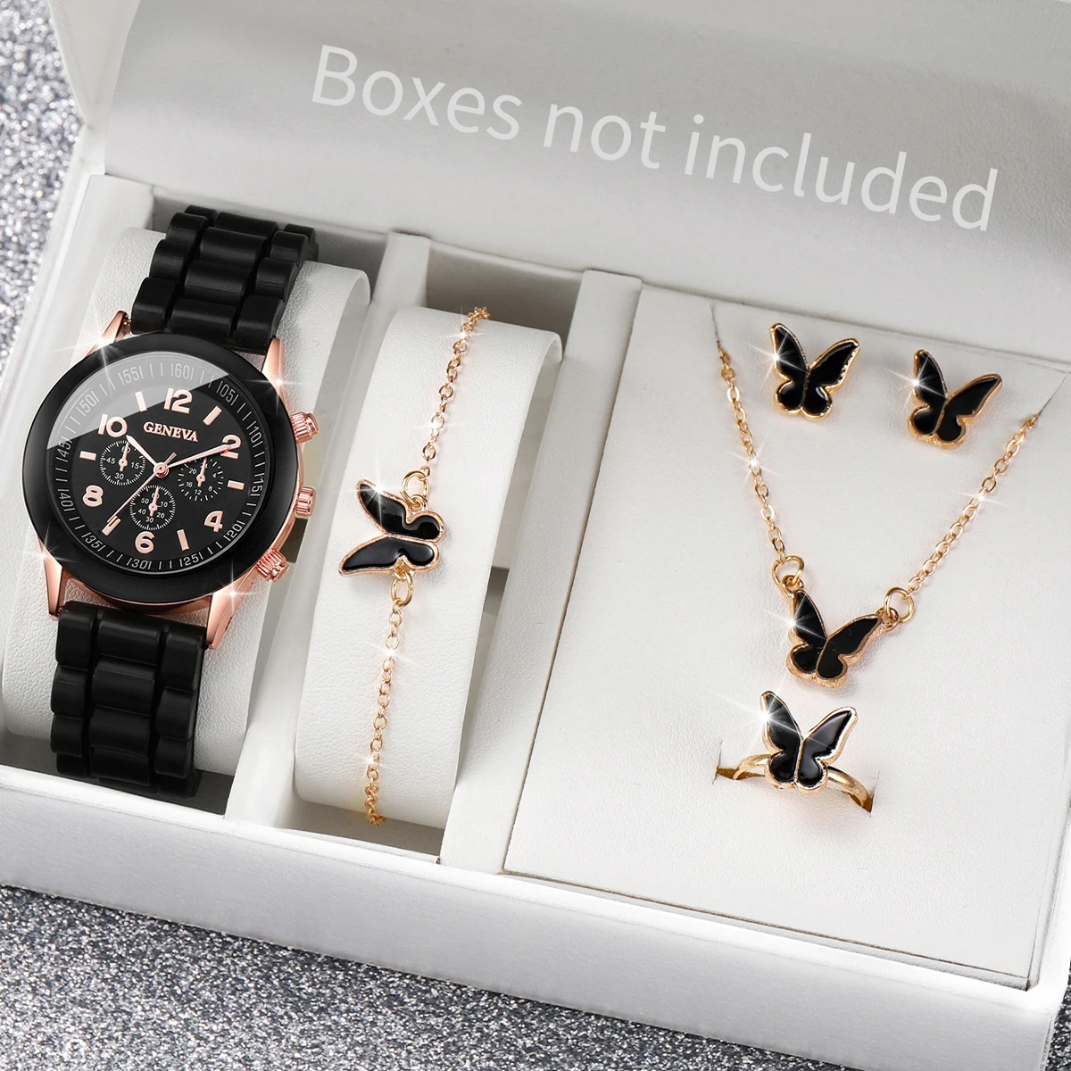 Jewelry Watches For Ladies - 5/6 шт. Модные женские часы с