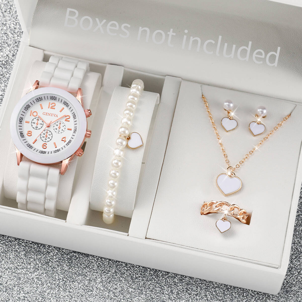 Jewelry Watches For Ladies - 5/6 шт. Модные женские часы, комплект
