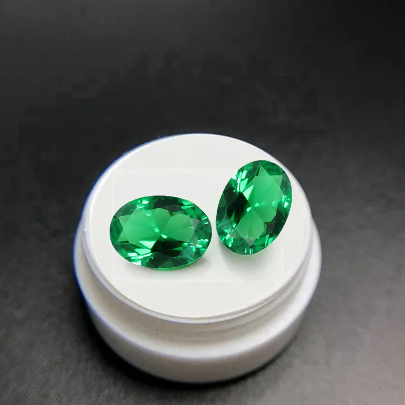 Turquoise Stone Ring - Изумрудно-зеленые овальные камни VVS различных размеров
