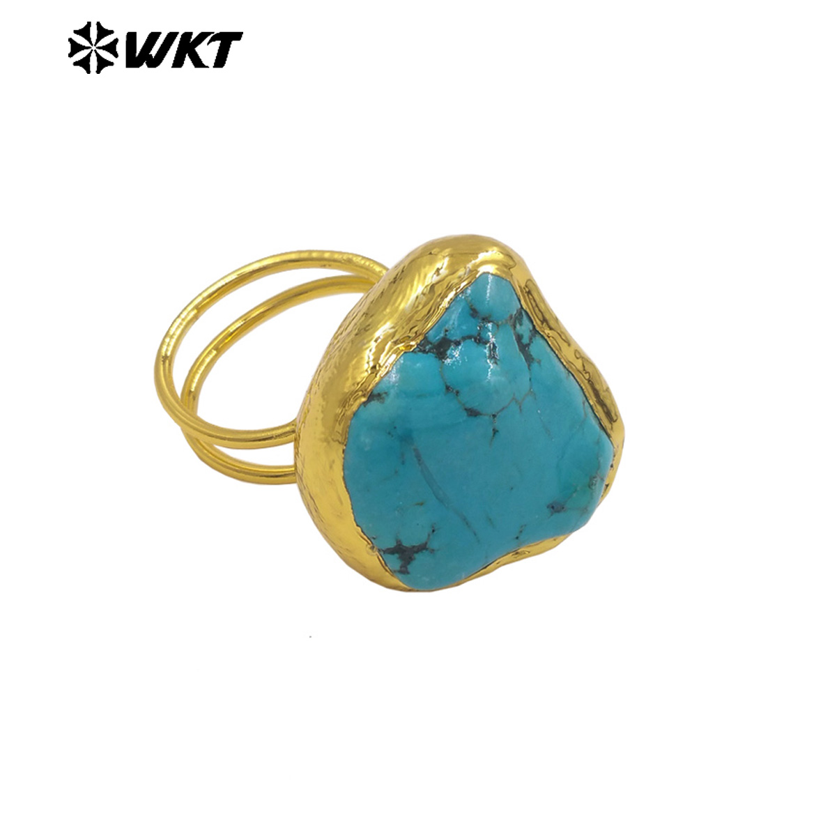WT-R579 Винтажное модное женск – обзор и цена Turquoise Stone Ring