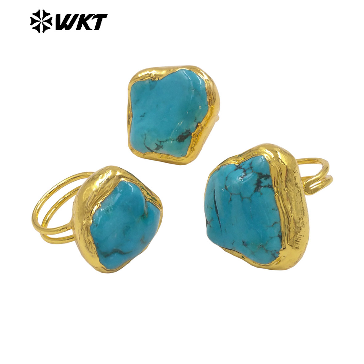 WT-R579 Винтажное модное женск – обзор и цена Turquoise Stone Ring