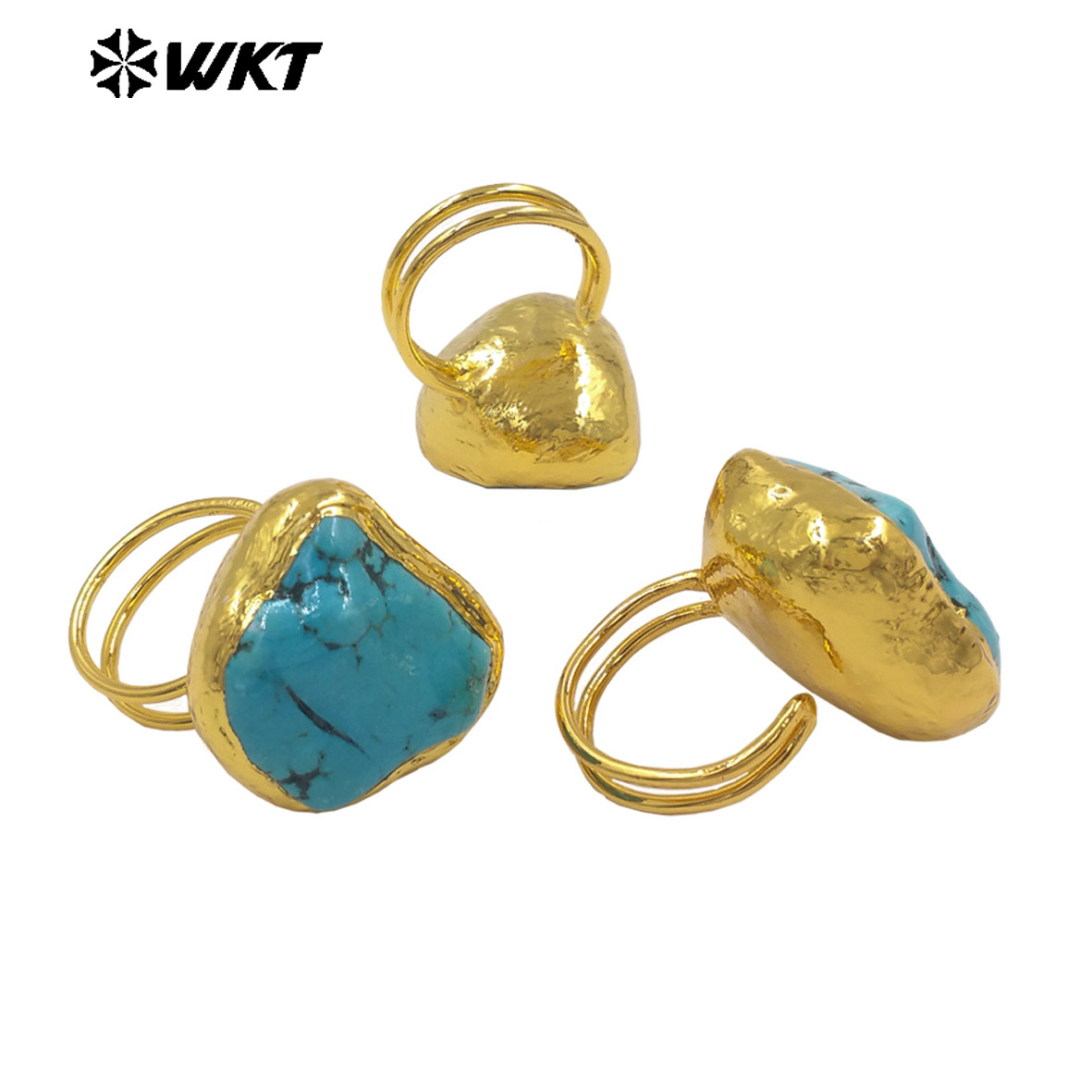 WT-R579 Винтажное модное женск – обзор и цена Turquoise Stone Ring