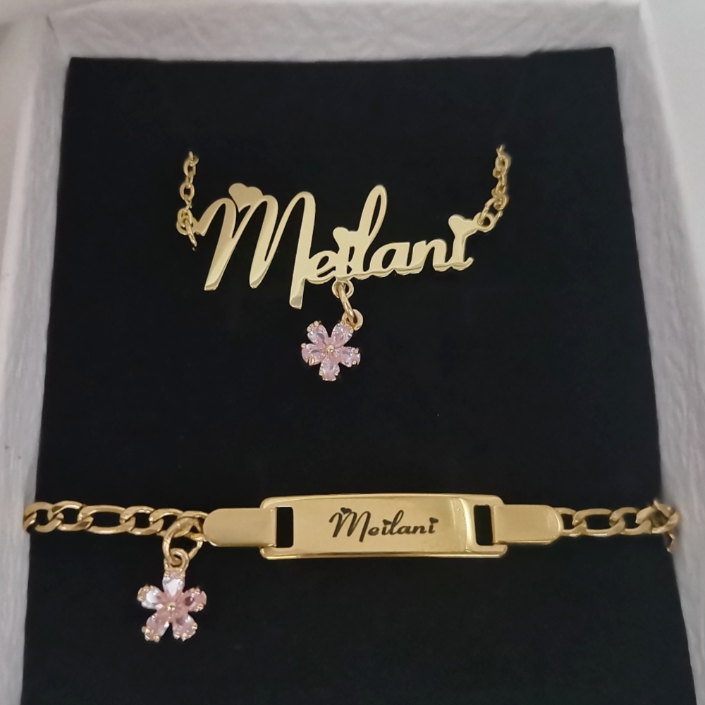 LeeChee Маленькая подвеска с ц – обзор и цена Engraved Name Necklace