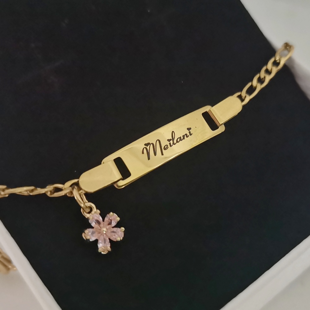 LeeChee Маленькая подвеска с ц – обзор и цена Engraved Name Necklace