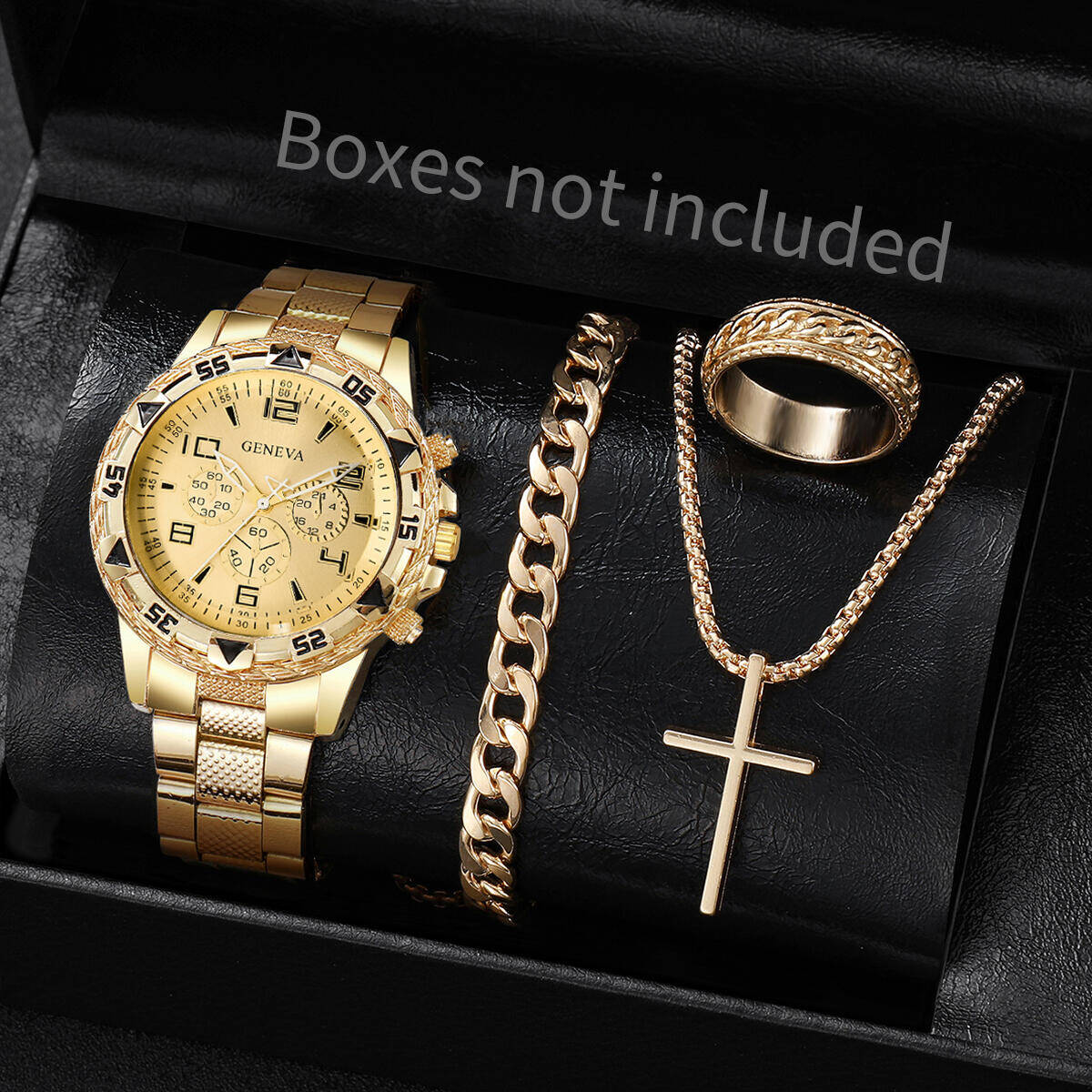 4 шт./компл. Модные мужские де – обзор и цена Jewelry Style Watches