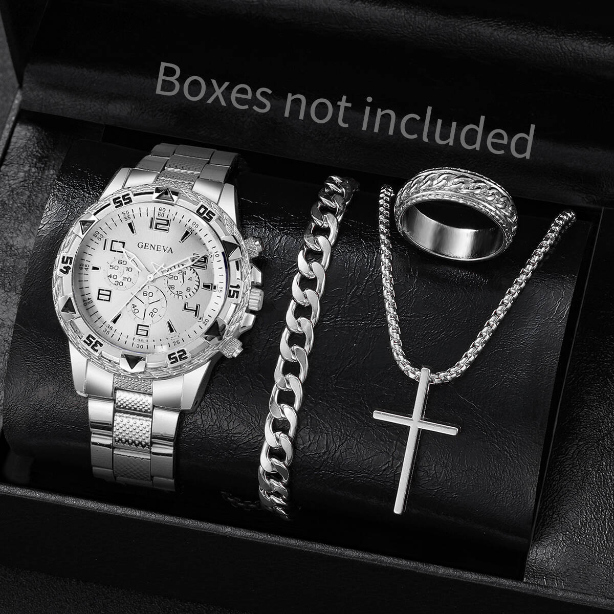 4 шт./компл. Модные мужские де – обзор и цена Jewelry Style Watches