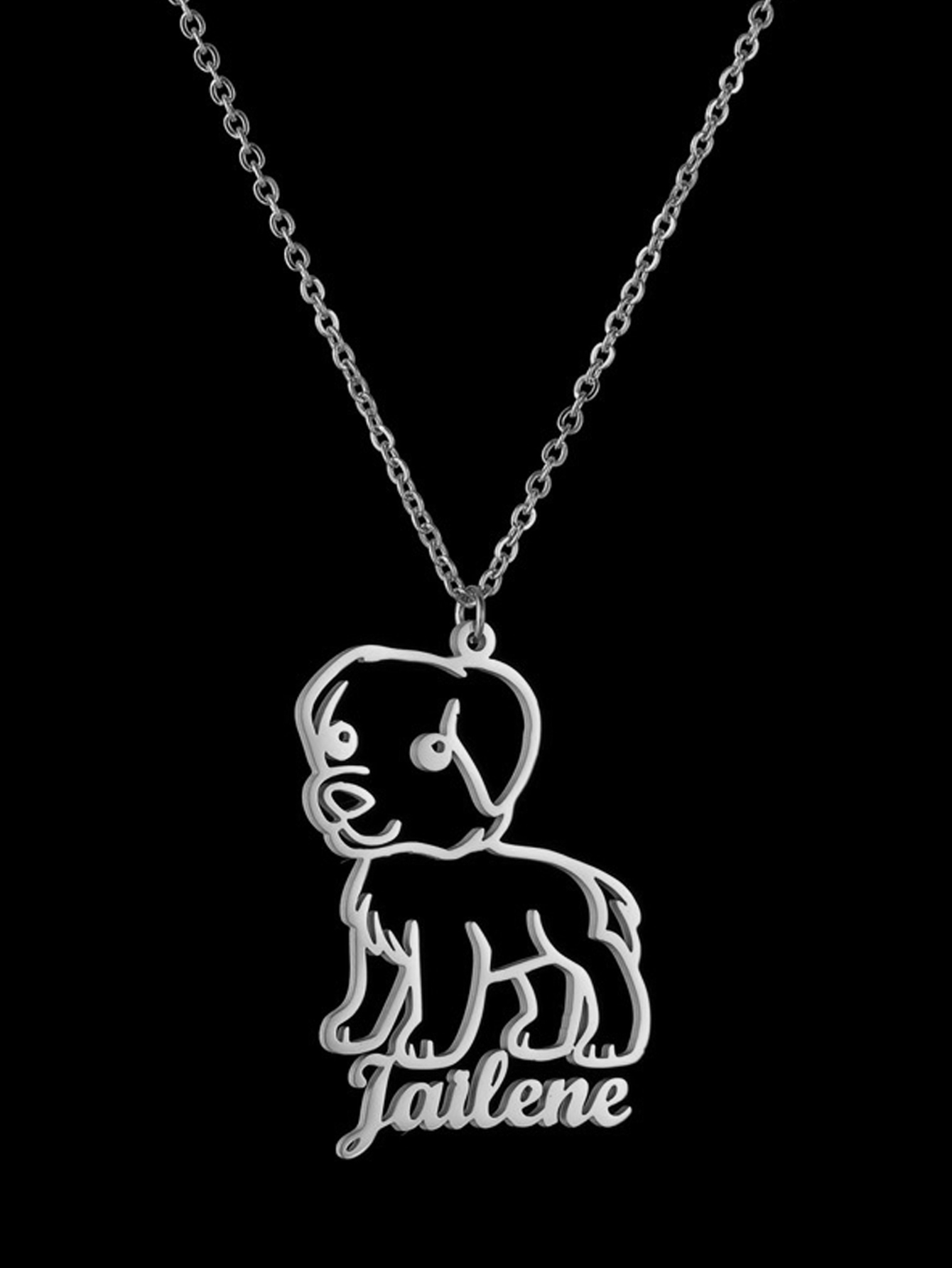 Персонализированные украшения  – обзор и цена Engraved Name Necklace
