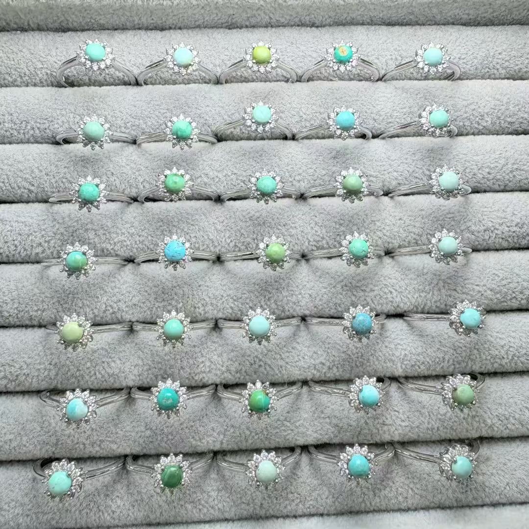 1 шт. Fengbaowu кольцо с натур – обзор и цена Turquoise Stone Ring