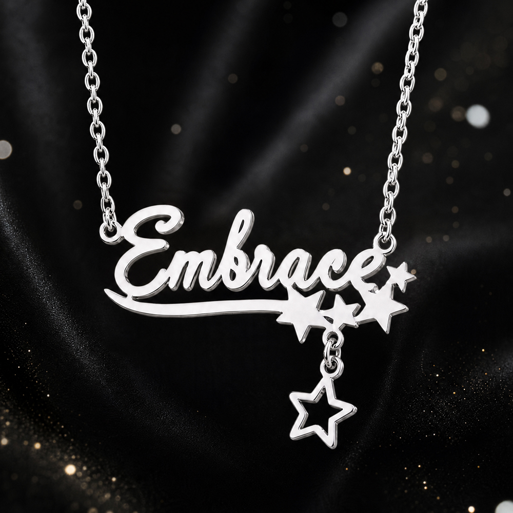 Ожерелье с именем в виде бабоч – обзор и цена Engraved Name Necklace